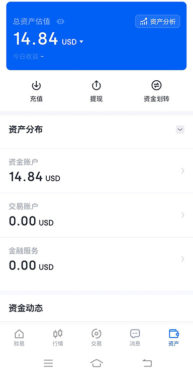 欧易所行情分析界面1