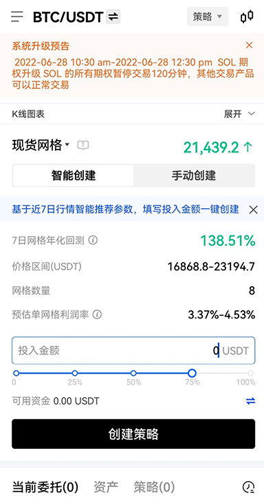 欧易所行情分析界面3